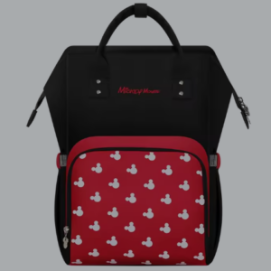 Pañalera Mickey rojo y negro