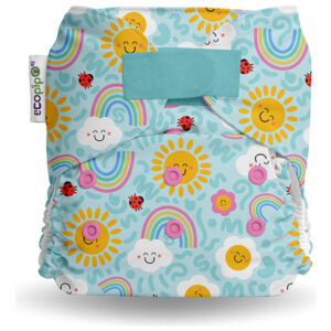 Pañal Estampado Arcoíris Velcro